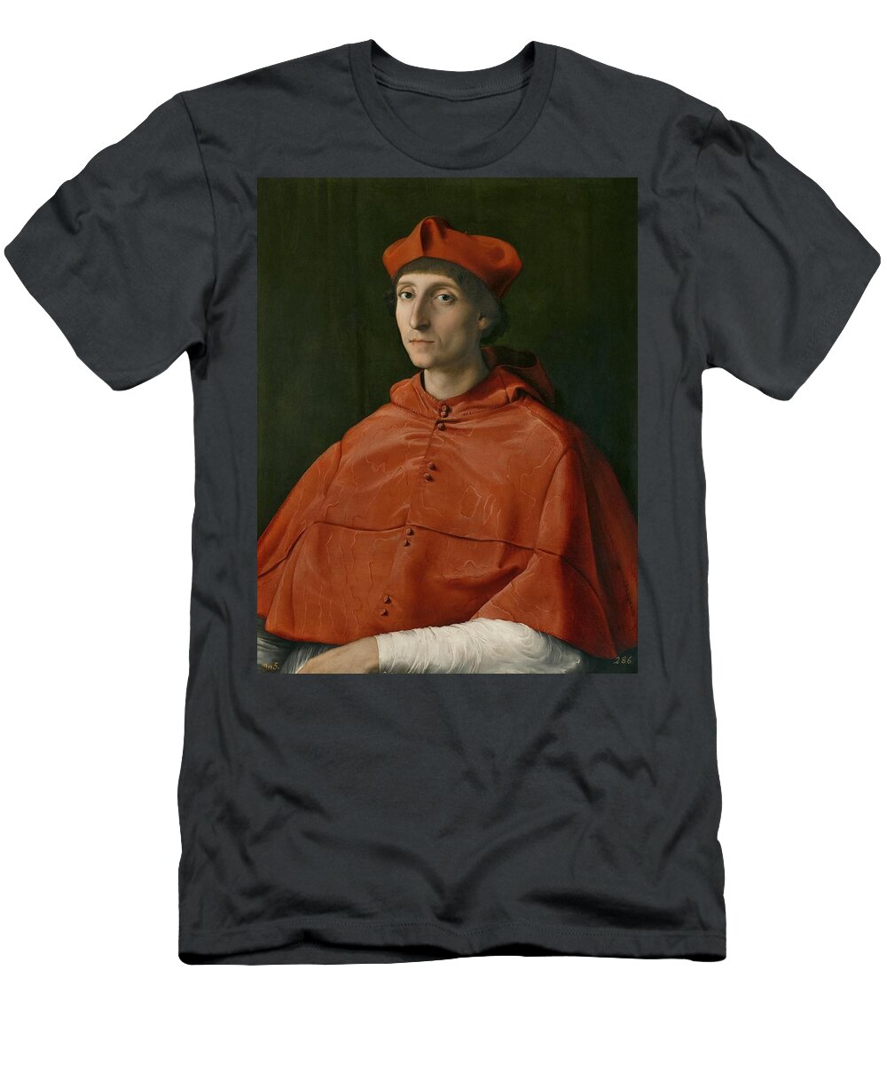Cardinal T-Shirt featuring the painting Rafael by MotionAge Designs