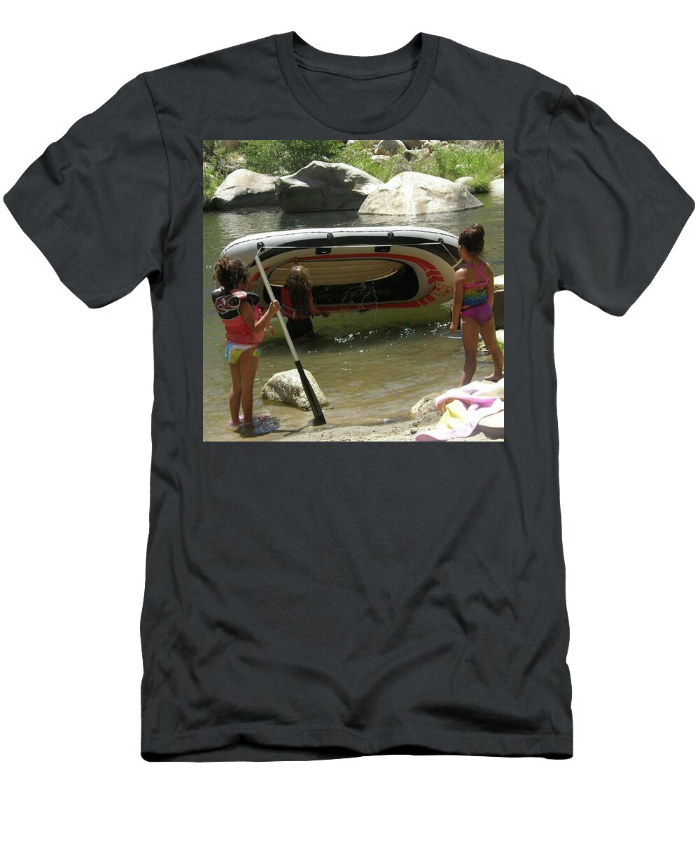 Keep The Kern Beautiful T-Shirt featuring the photograph Rafting 101 by Leah McPhail