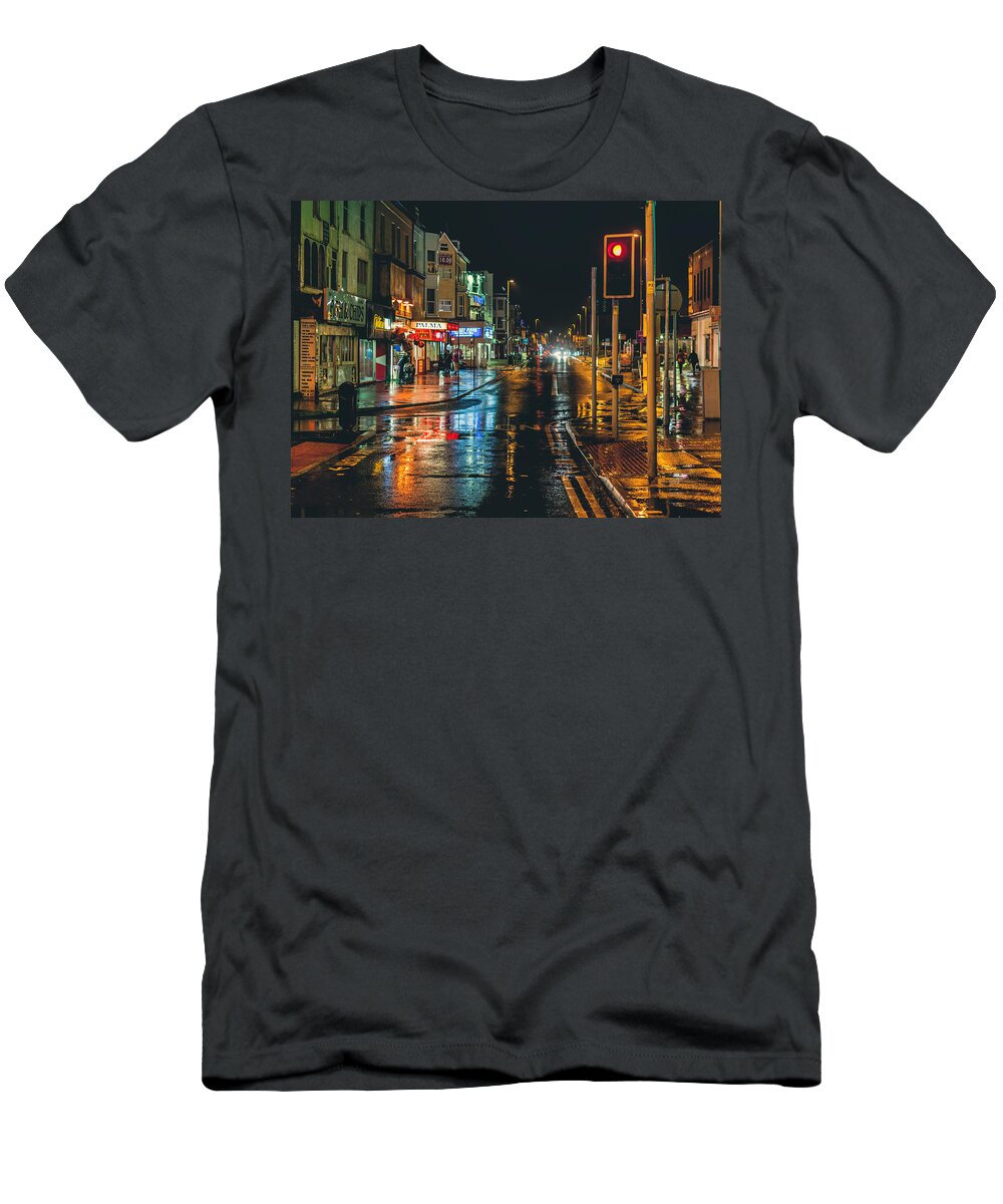 Nikon D90 T-Shirt featuring the photograph Rain dogs by Nick Barkworth