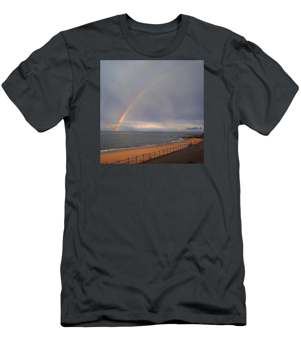 Beach T-Shirt featuring the photograph Rainbow Beach by Craig Gilbraith