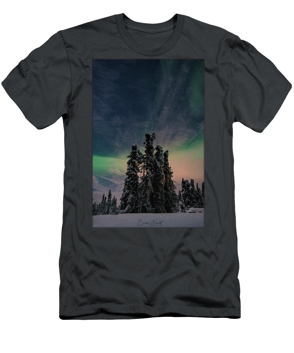 Alaska T-Shirt featuring the photograph Rainbow in the sky by Erika Fawcett