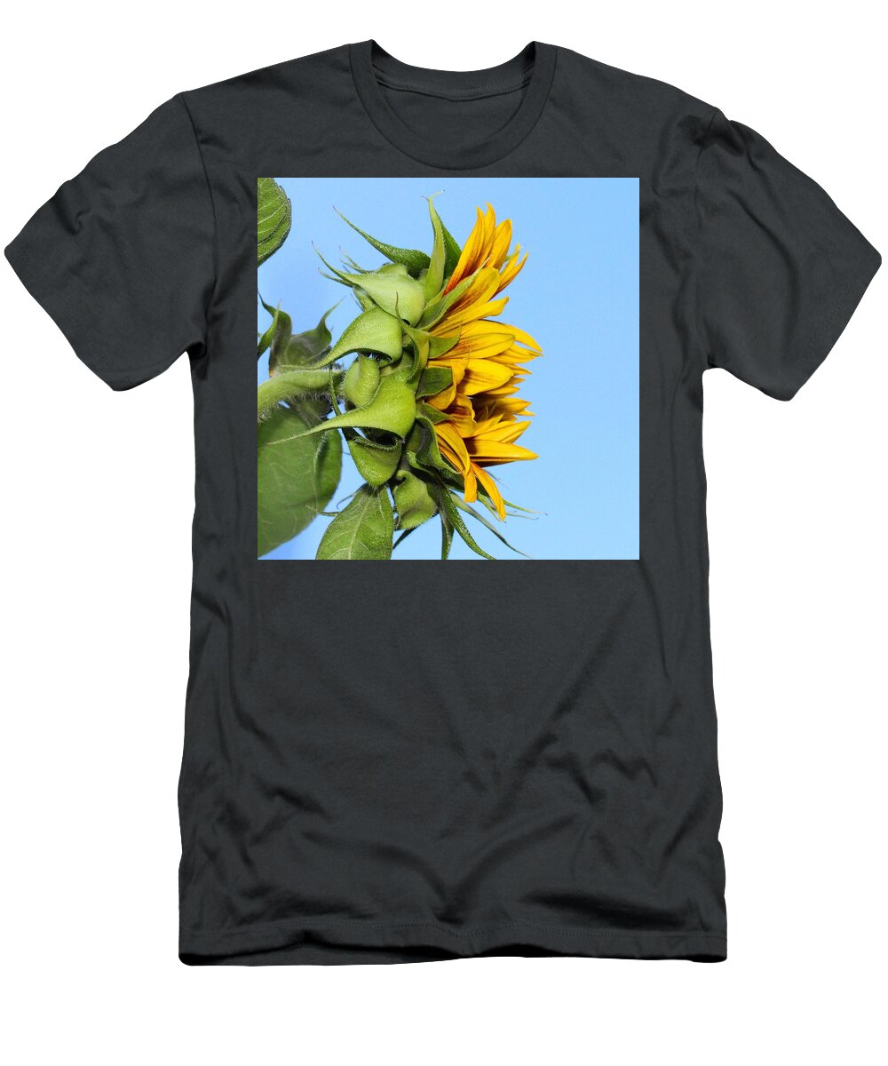 Sunflower T-Shirt featuring the photograph Reaching Sunflower by Brian Eberly