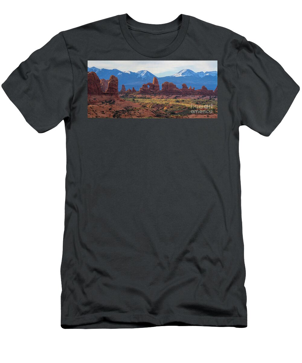 Utah T-Shirt featuring the photograph Rear Window by Jim Garrison