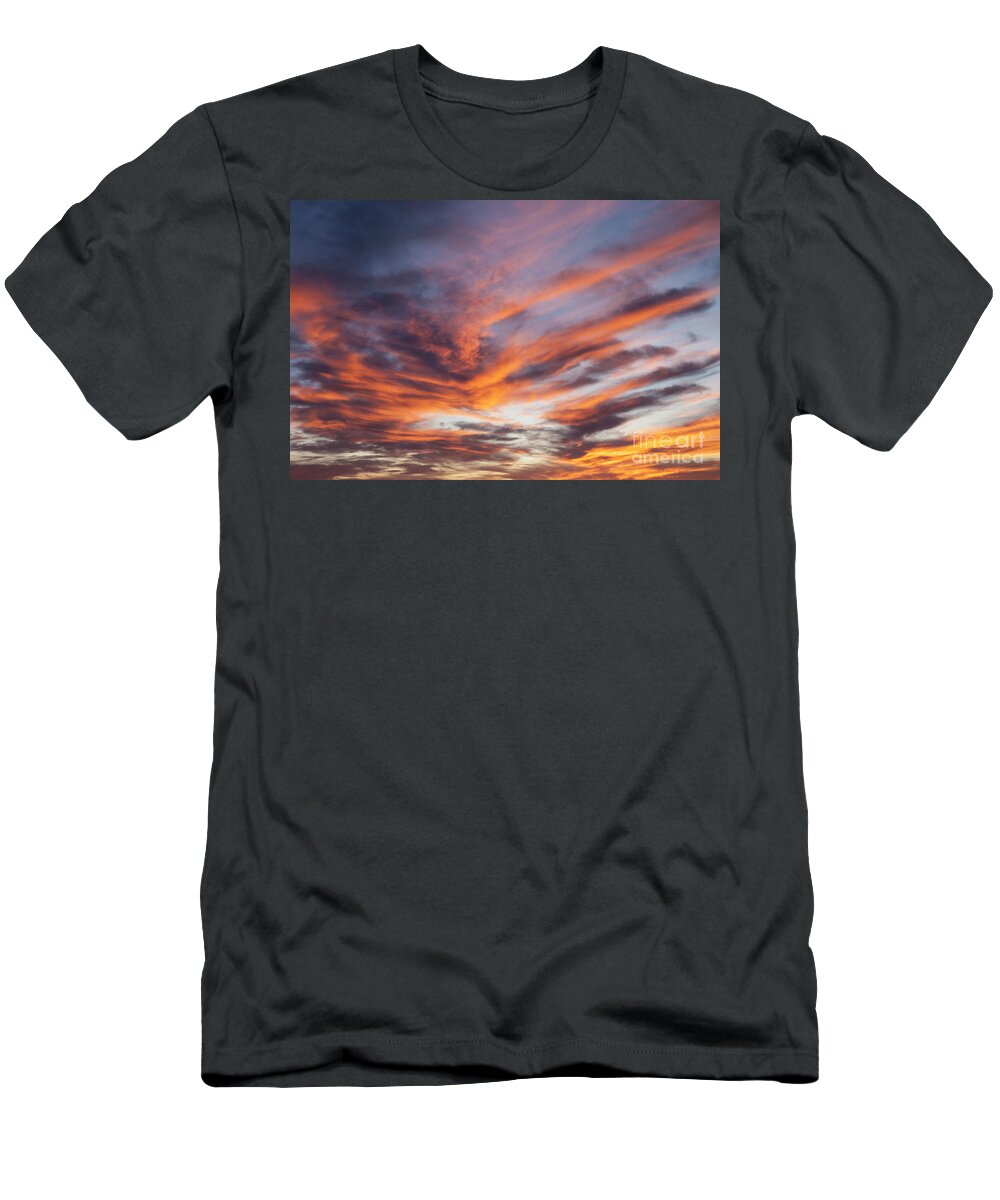 Red Sky T-Shirt featuring the photograph Red Sky by Timothy Johnson