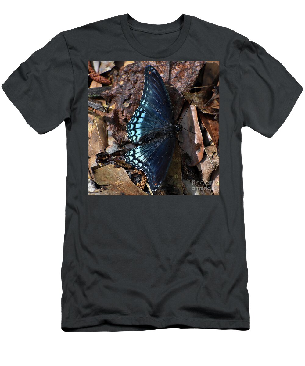 Nature T-Shirt featuring the photograph Red Spotted Purple Admiral by Skip Willits