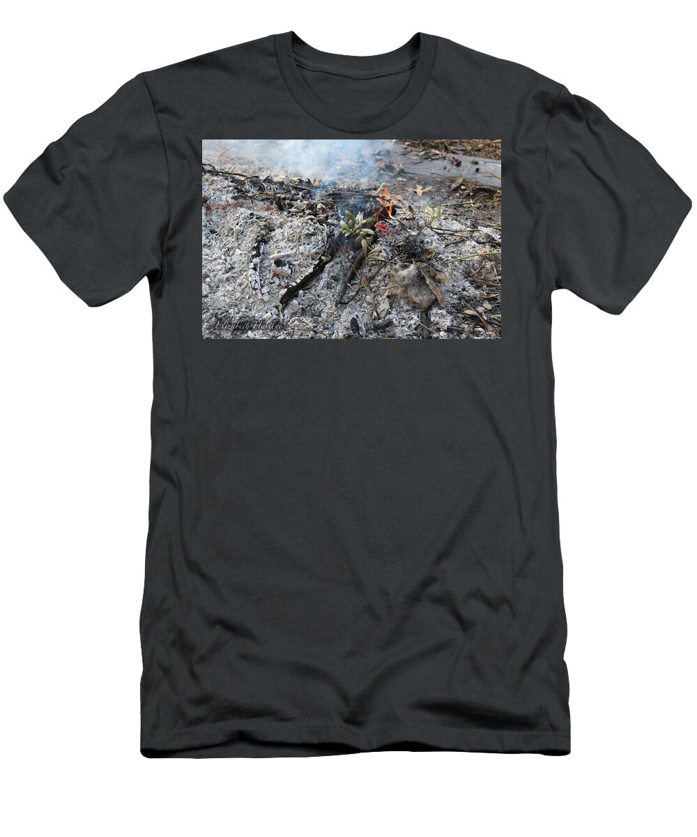  T-Shirt featuring the photograph Refined by Fire by Elizabeth Harllee