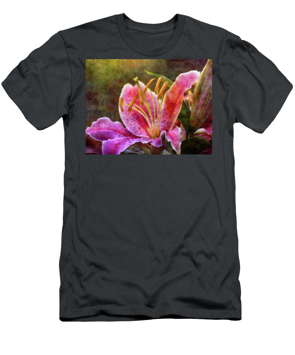 Impressionist T-Shirt featuring the photograph Reflected in the Stars 2563 IDP_2 by Steven Ward