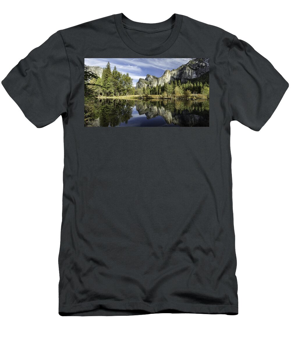 Landscape T-Shirt featuring the photograph Reflecting on Yosemite by Chris Cousins
