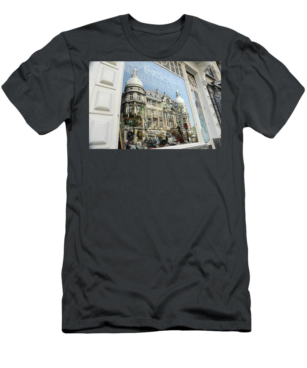 Photograph T-Shirt featuring the photograph Reflections of Architecture by Richard Gehlbach