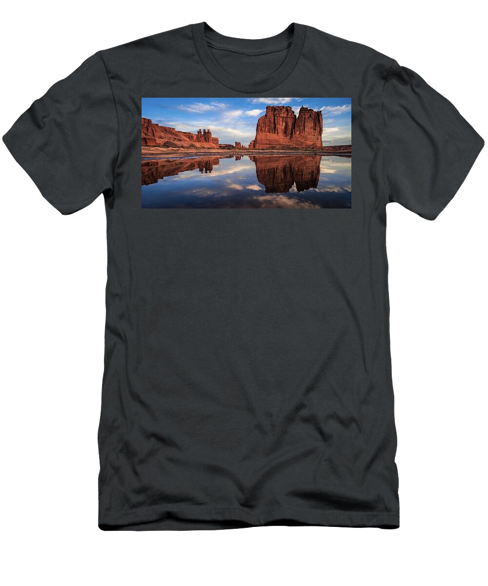 Amaizing T-Shirt featuring the photograph Reflections Of Organ by Edgars Erglis