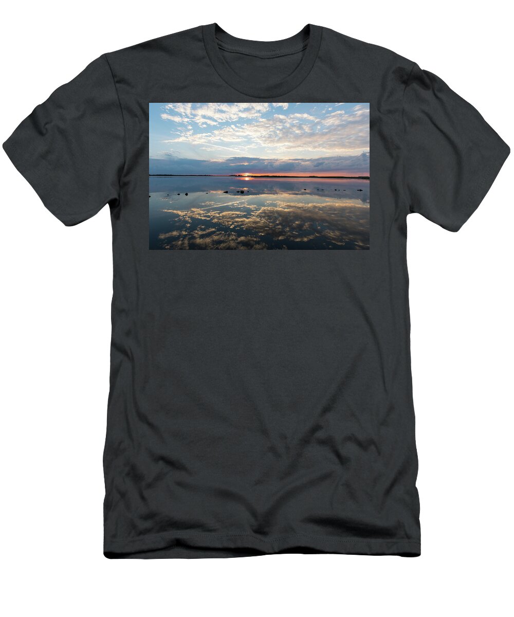 Photosbymch T-Shirt featuring the photograph Reflections over Back Bay by M C Hood