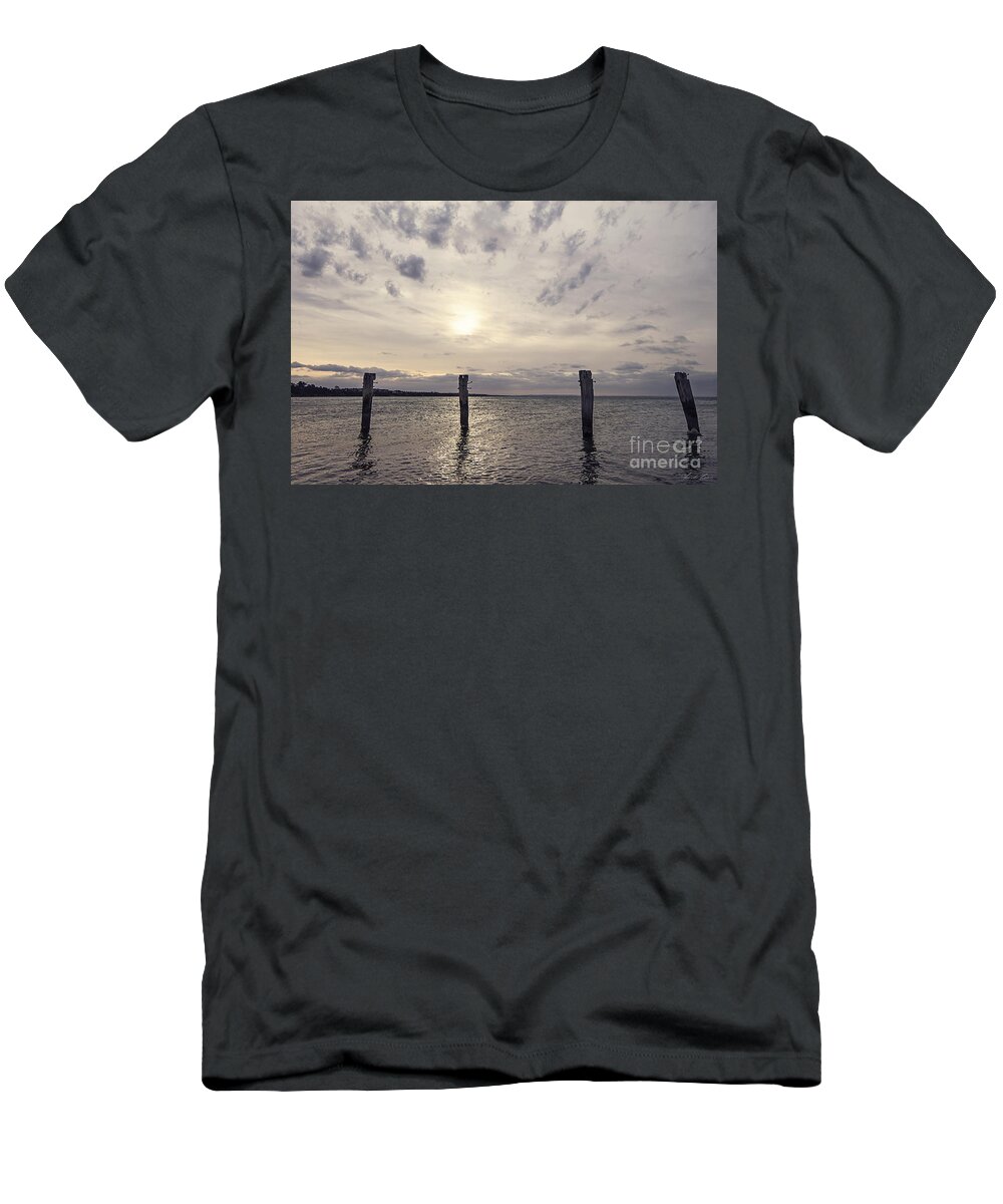 Beach T-Shirt featuring the photograph Relic of a Bygone Era by Linda Lees