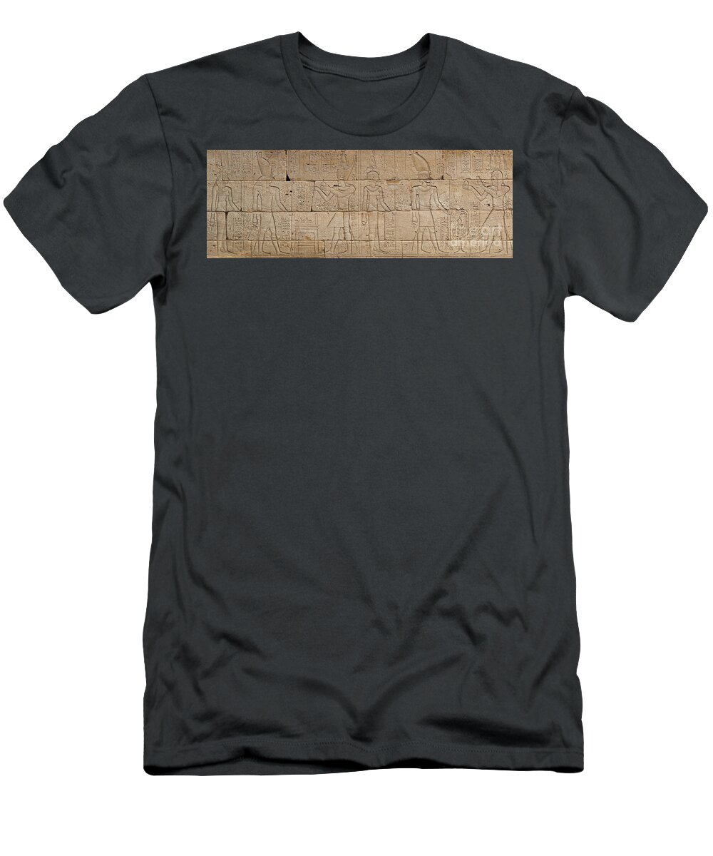 Egypt T-Shirt featuring the relief Relief from The Temple of Dendur by Egyptian School