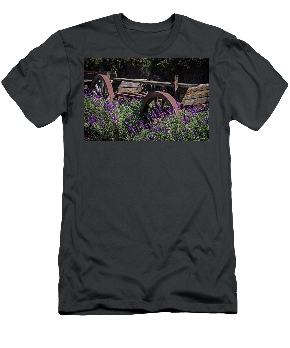 Wagon T-Shirt featuring the photograph Resting Easy - Full View by Lynn Bauer