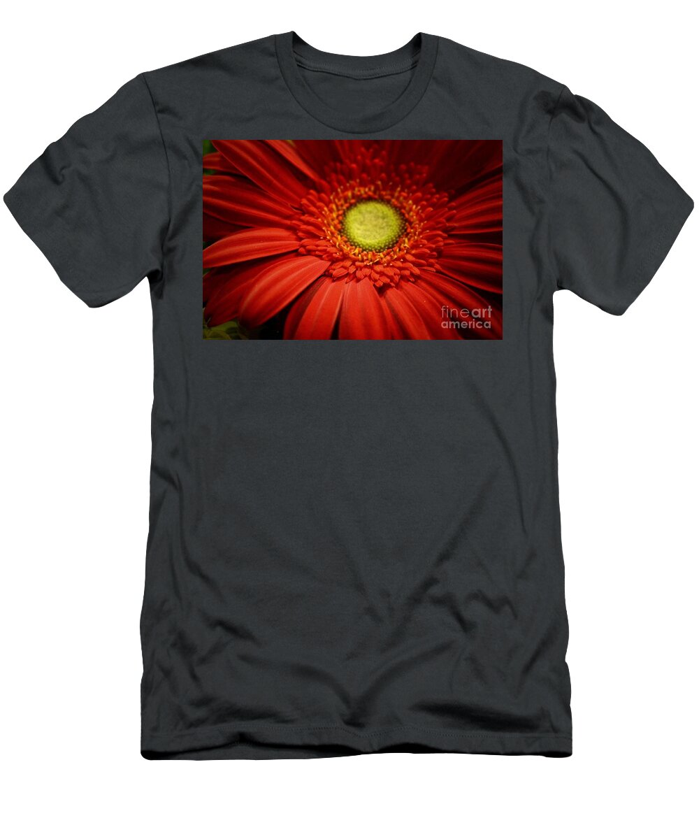 Flower T-Shirt featuring the photograph Rich Reds by Deena Withycombe