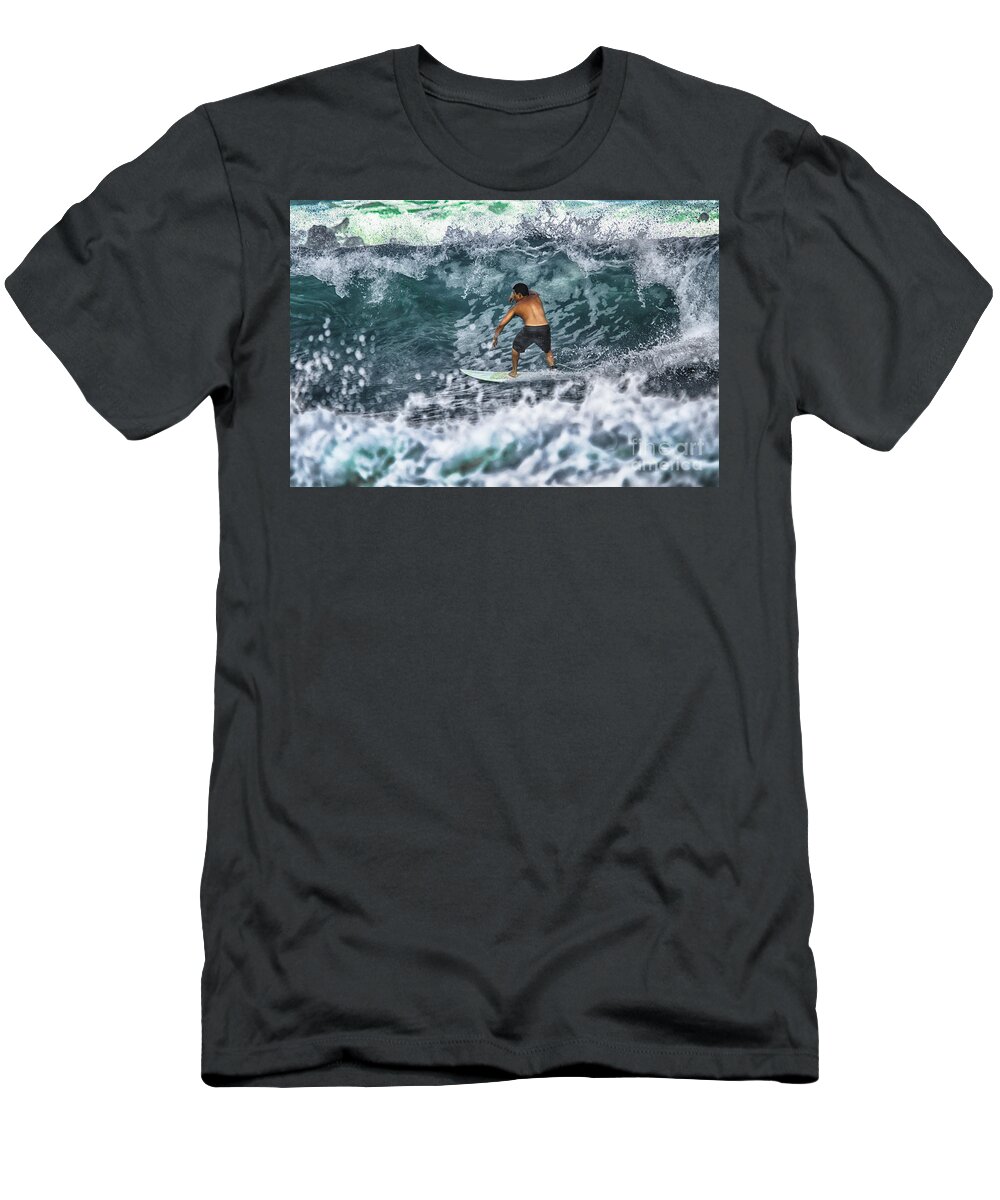 Beach T-Shirt featuring the photograph Ride On Through by Eye Olating Images