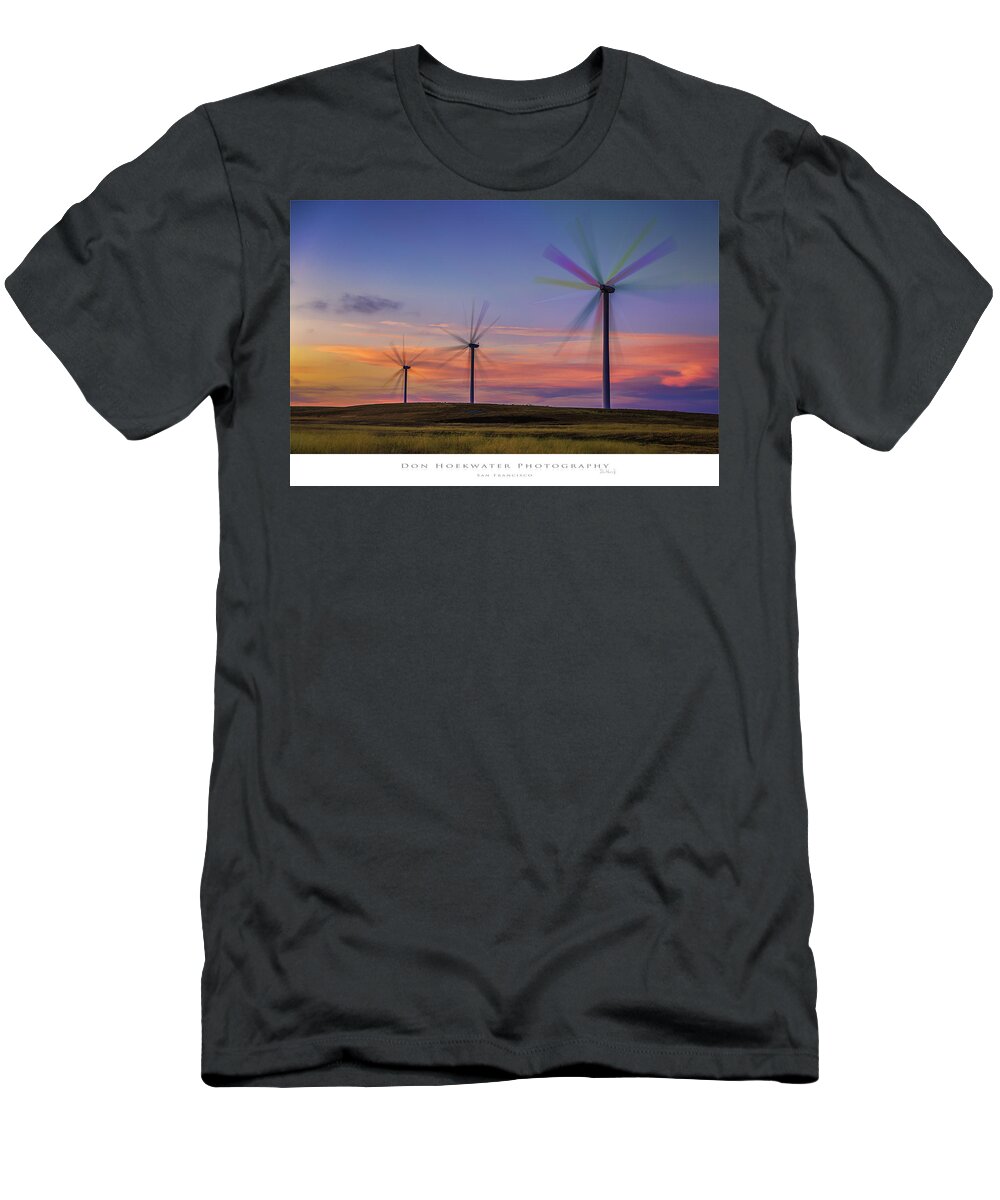 Anti-aging T-Shirt featuring the photograph Rio Vista Rainbows by Don Hoekwater Photography