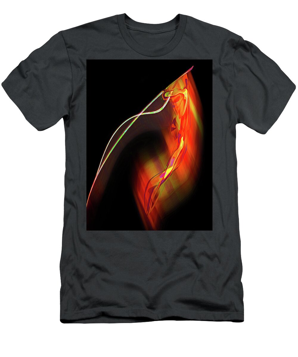 Abstract T-Shirt featuring the photograph Rise Up by Robert Mitchell