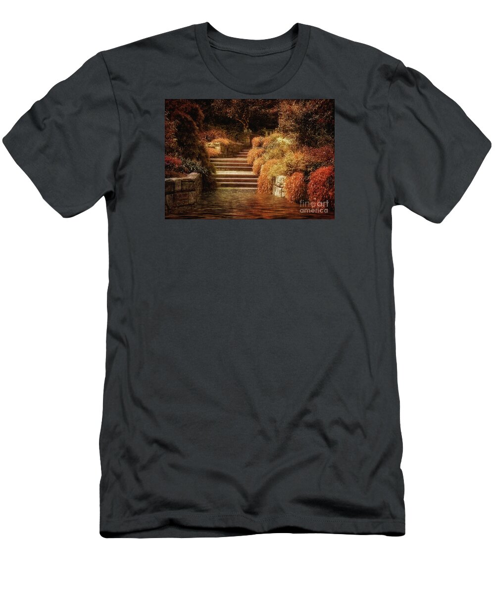 Rivendel T-Shirt featuring the photograph Rivendell by Lois Bryan