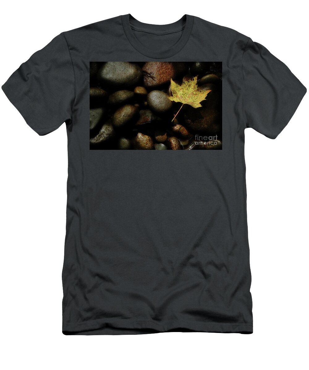 River Rock T-Shirt featuring the photograph River Bottom by Michael Eingle