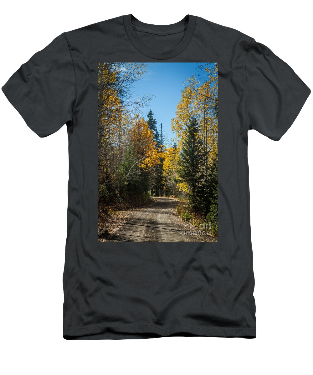 Autumn T-Shirt featuring the photograph Road To Fall Colors by Robert Bales