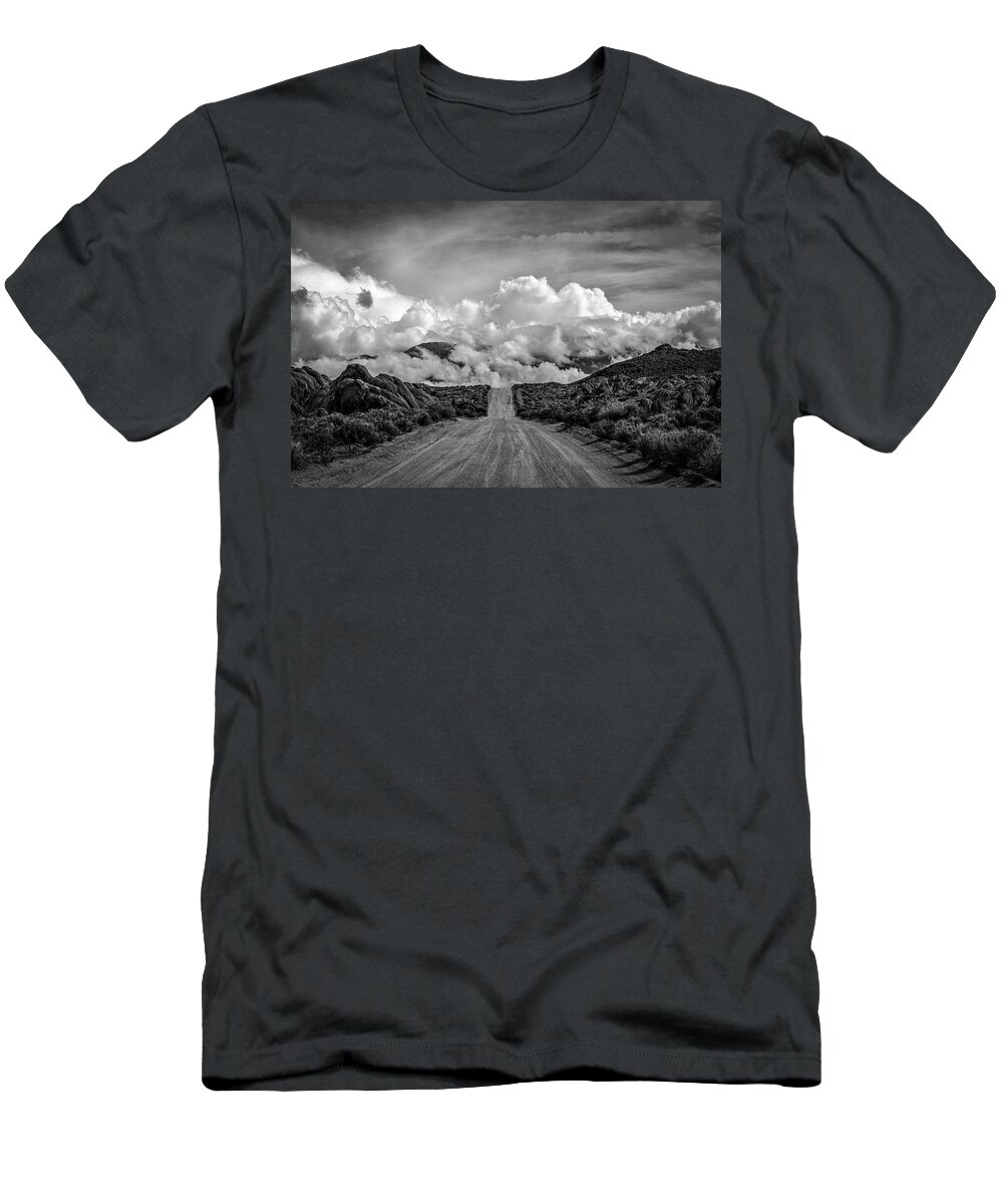 Alabama Hills T-Shirt featuring the photograph Road to the Sky by Peter Tellone