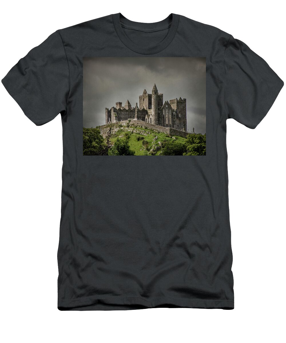 Ancient T-Shirt featuring the photograph Rock of Cashel by Teresa Wilson