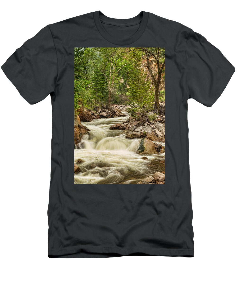 Mountain T-Shirt featuring the photograph Rocky Mountain Streamin Dreamin by James BO Insogna
