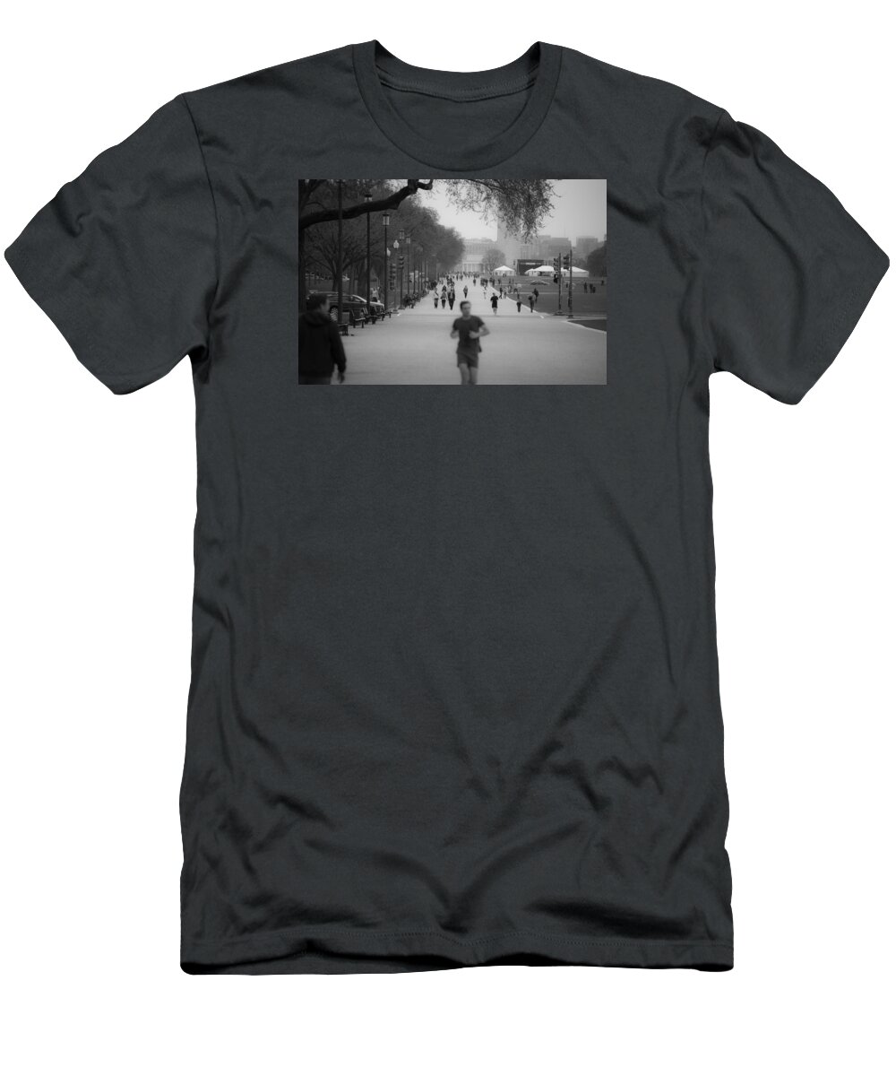 Washington T-Shirt featuring the photograph Run by David Downs