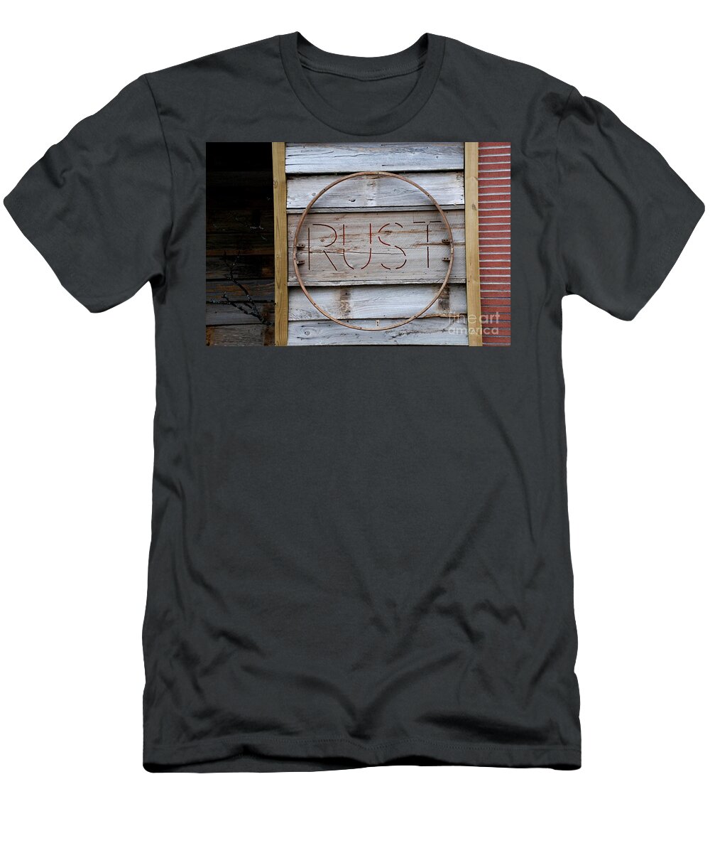Mississippi T-Shirt featuring the photograph Rust by Jim Goodman