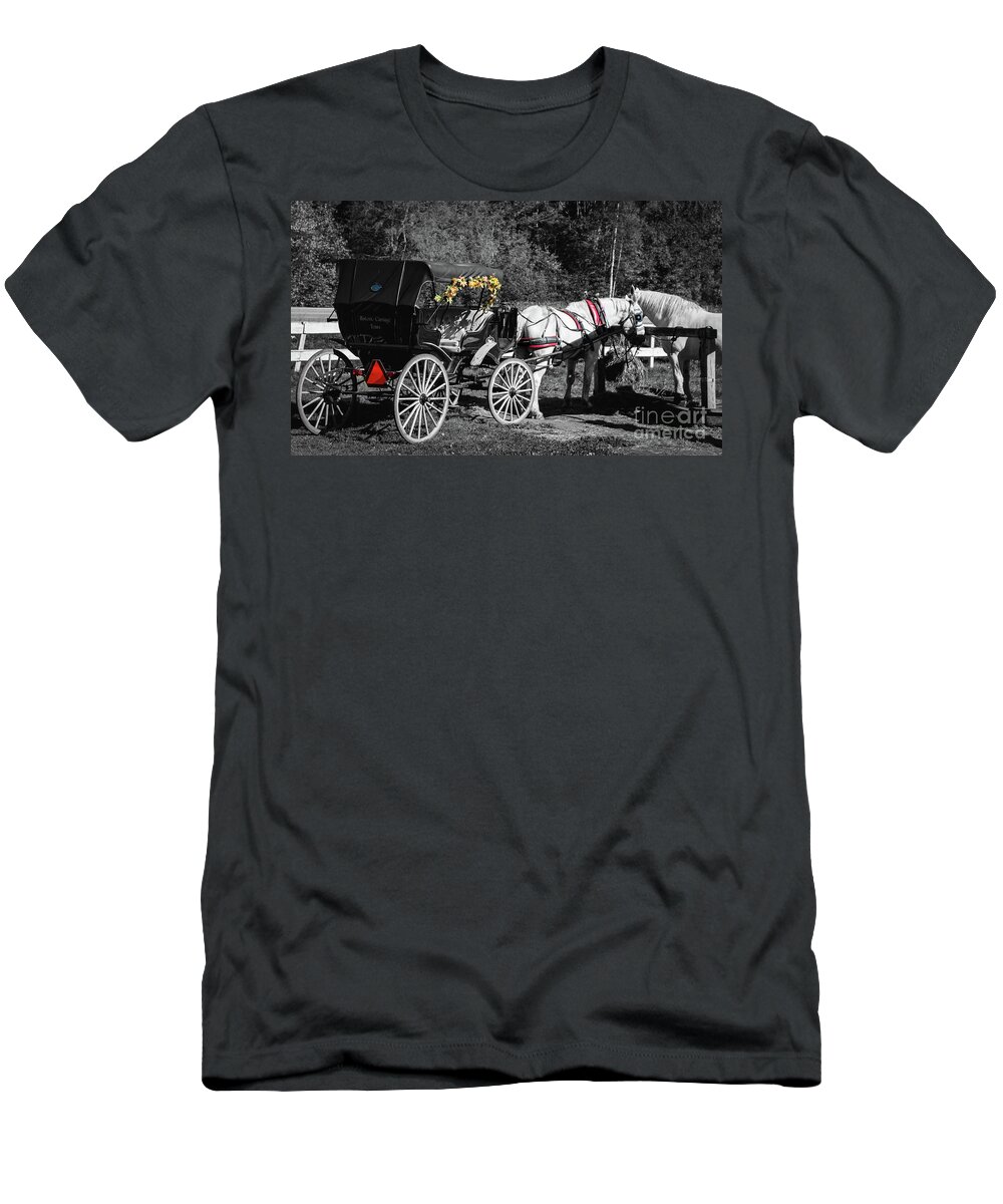Stowe T-Shirt featuring the photograph Rustic Ride by Deborah Klubertanz