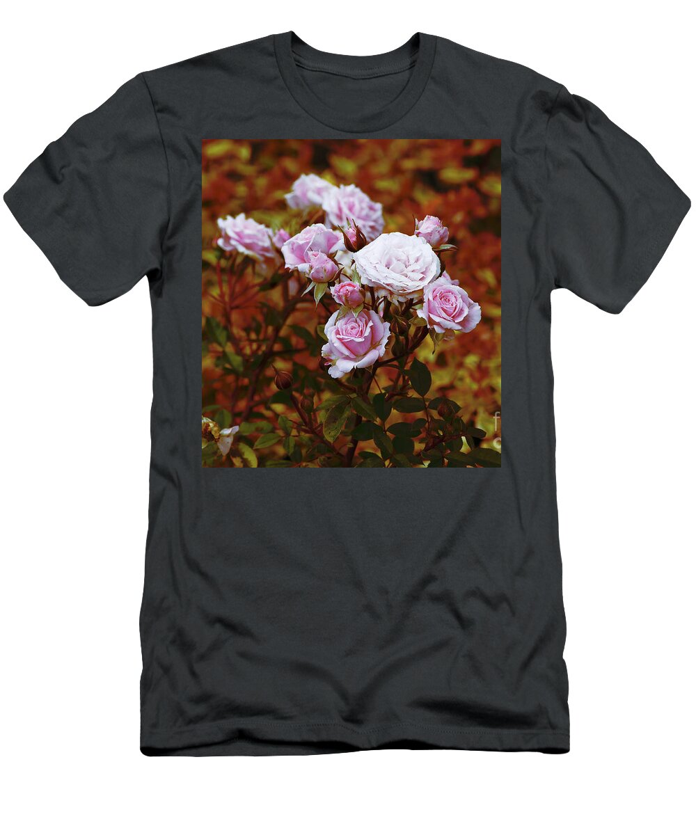 Color T-Shirt featuring the photograph Rusty Romance in Pink by Ivana Westin
