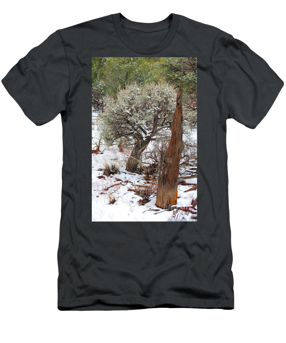 Fine Art T-Shirt featuring the photograph Sage Bush Grand Canyon by Donna Greene