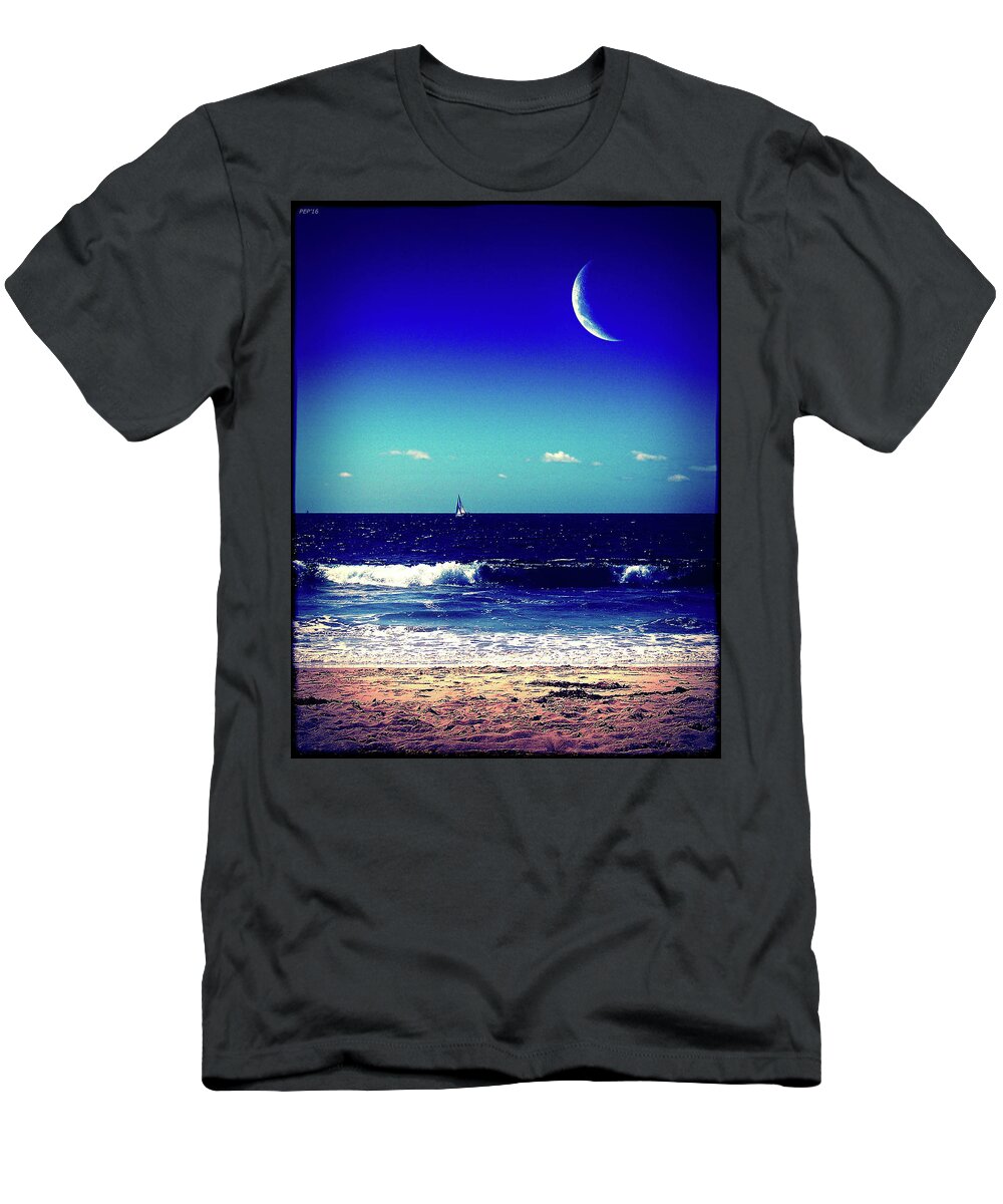 Lomography T-Shirt featuring the photograph Sailing The Pacific Ocean by Phil Perkins