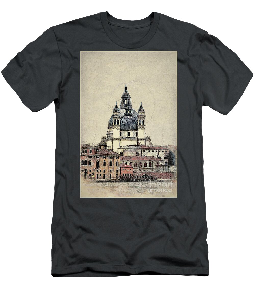 Italy T-Shirt featuring the photograph Salute Venezia by Jack Torcello