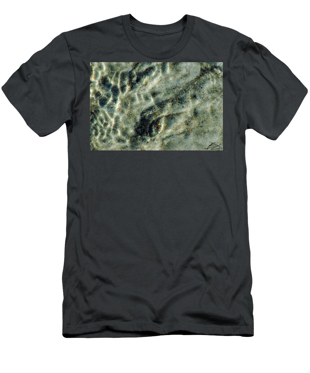 Digital Photograph T-Shirt featuring the photograph Sand Pattern #3 by Bradley Dever