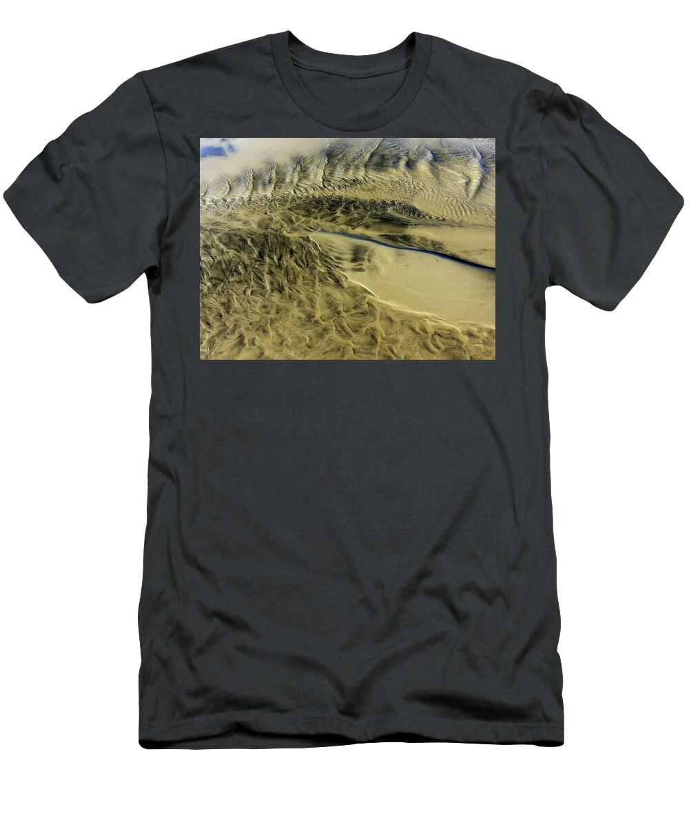 Newel Hunter T-Shirt featuring the photograph Sand Sculpture 9 by Newel Hunter