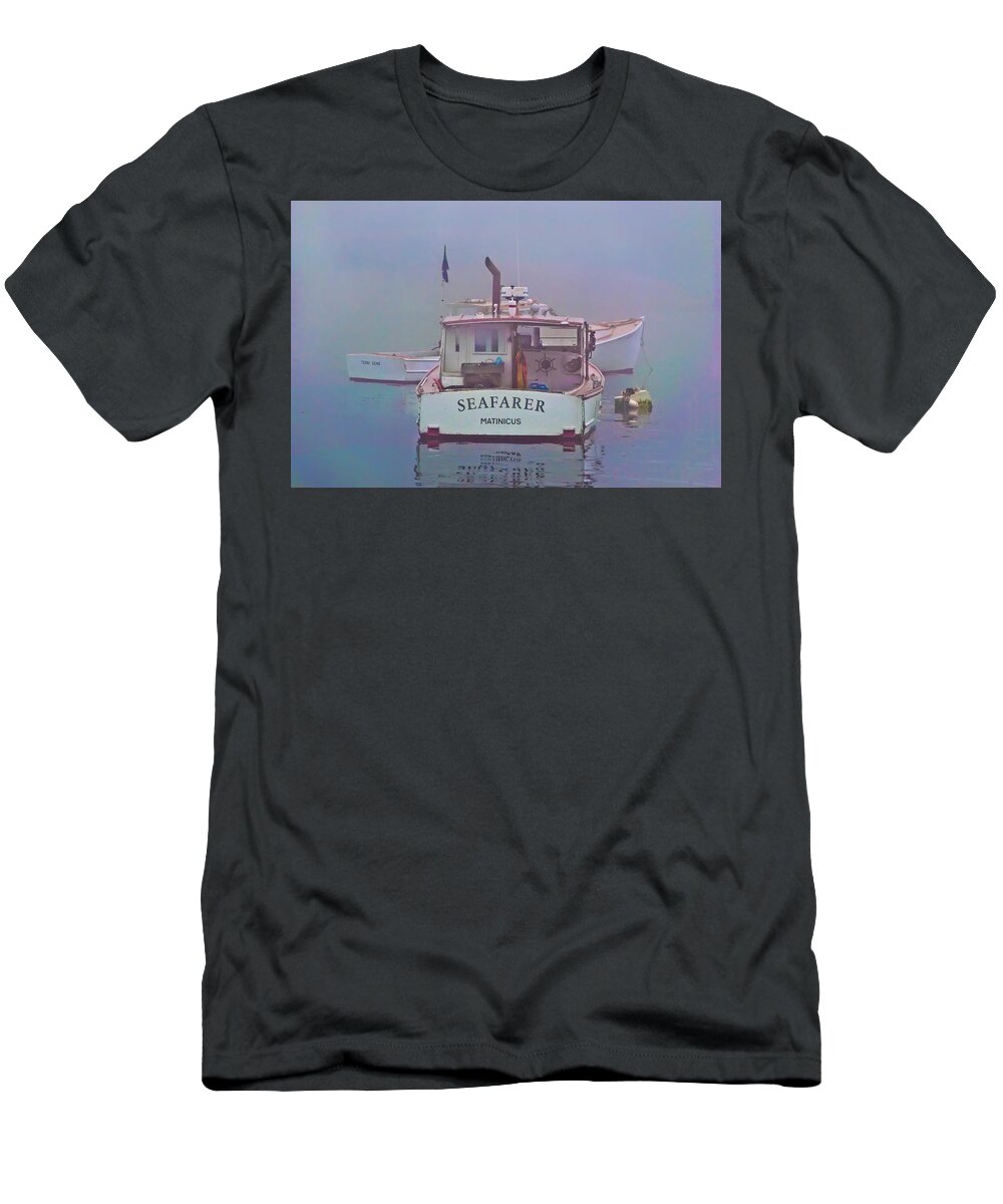 Lobster Boat T-Shirt featuring the photograph Sands of Time by Jeff Cooper