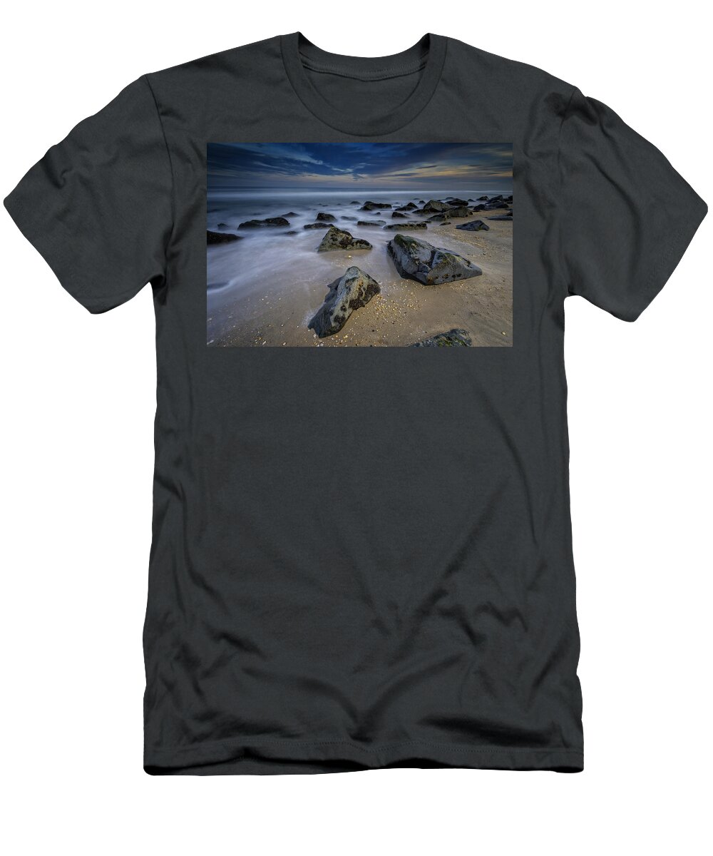 Rocks T-Shirt featuring the photograph Sandy Hook by Rick Berk