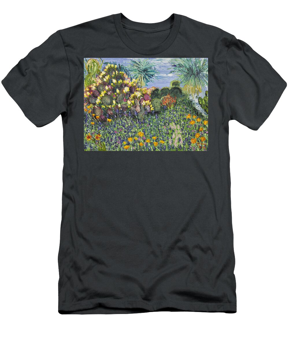  T-Shirt featuring the painting Fiesta Time by Julene Franki