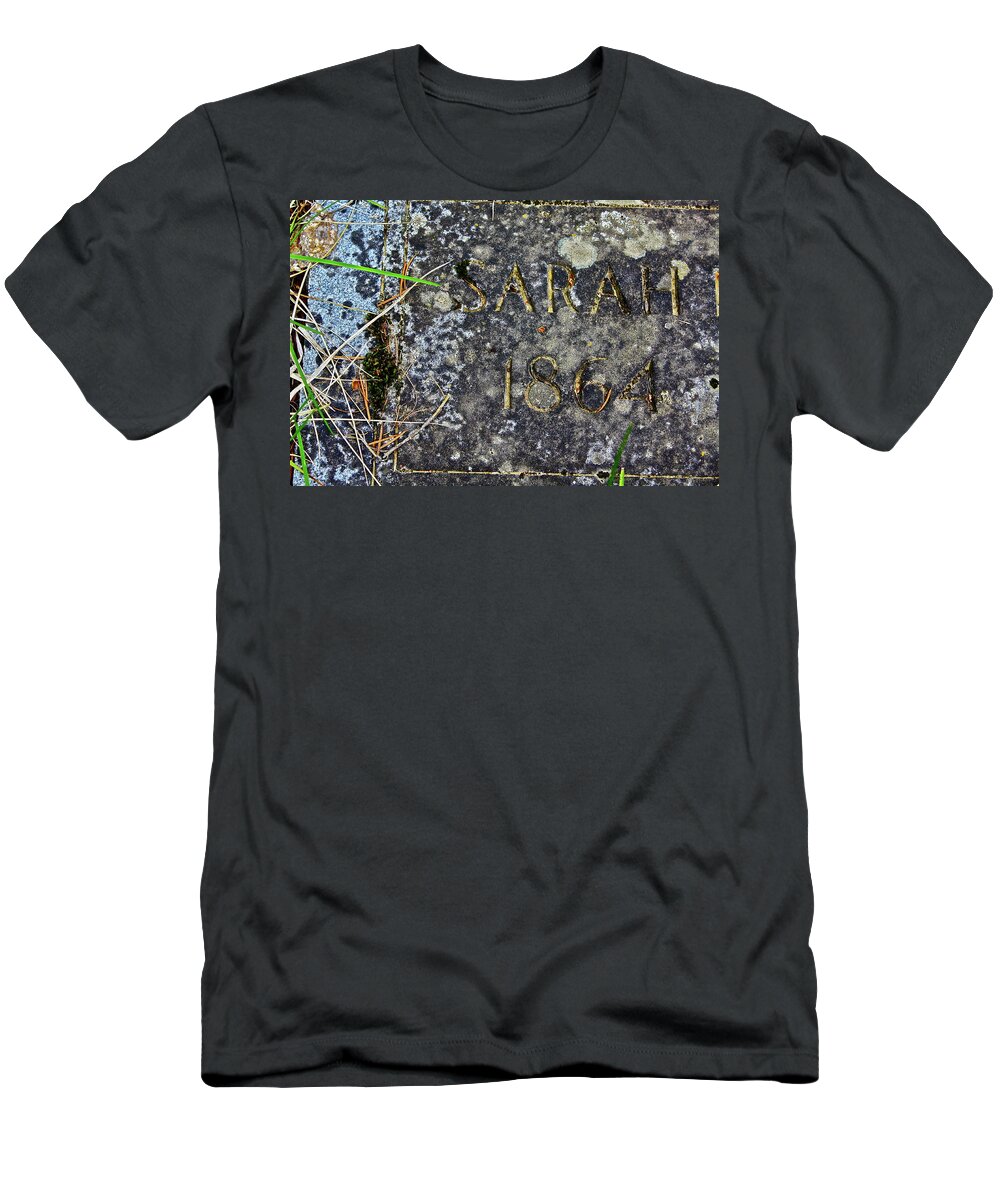Grave T-Shirt featuring the photograph Sarah by Diana Hatcher