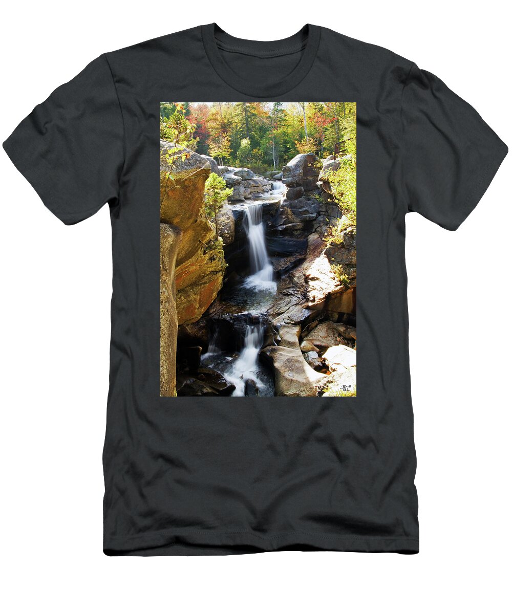 Landscape T-Shirt featuring the photograph Screw Auger Falls by Brett Pelletier