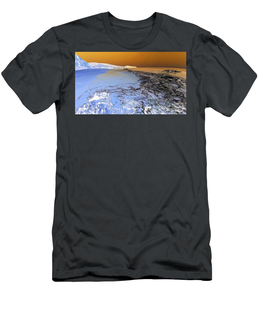 Sea T-Shirt featuring the photograph Sea Foam World by J R Yates
