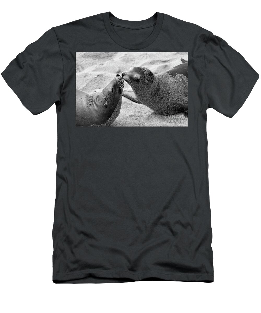 Sea Lions T-Shirt featuring the photograph Kinda Like You by John F Tsumas