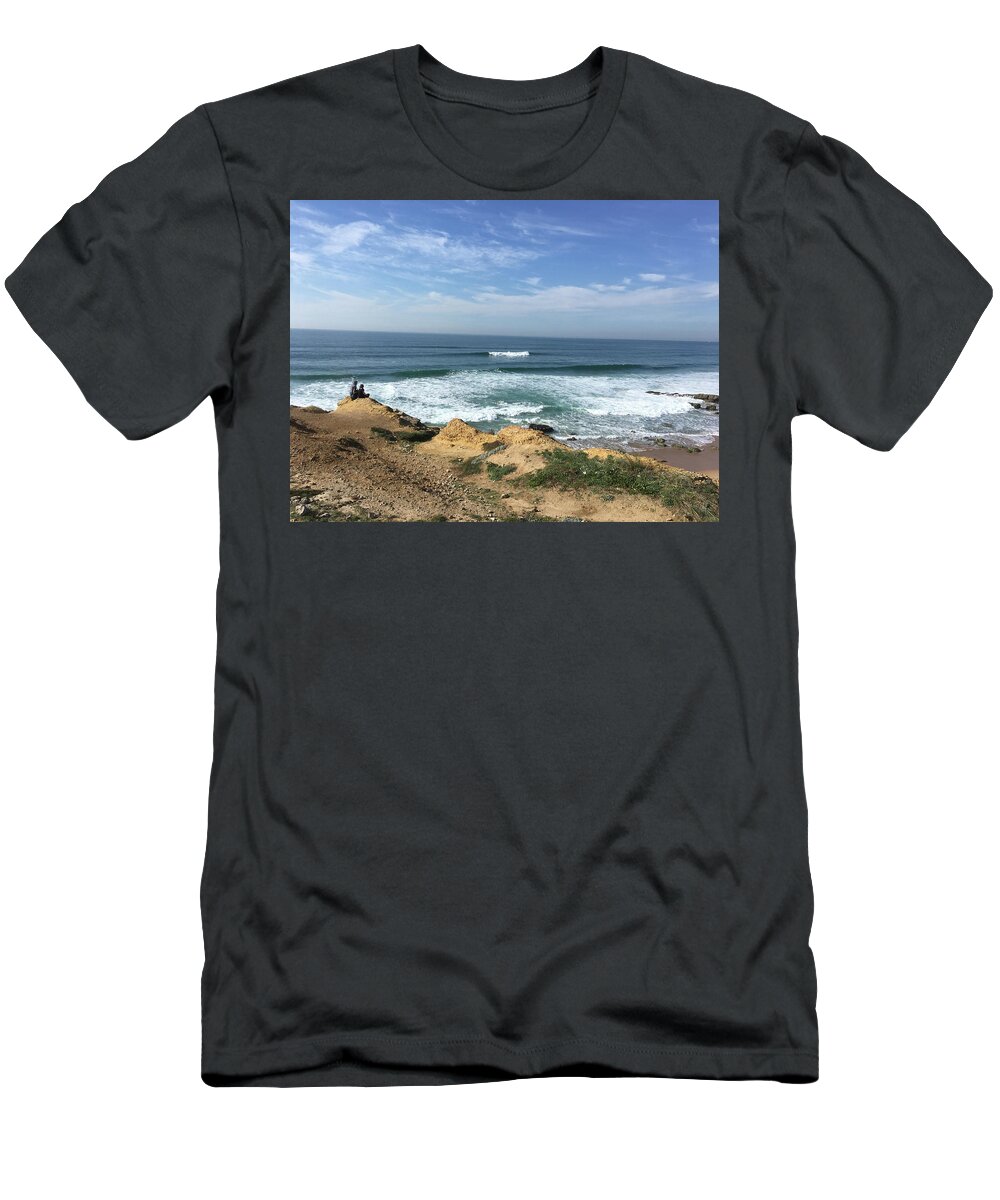 Seascape T-Shirt featuring the photograph Seascape - Romance by Susan Grunin