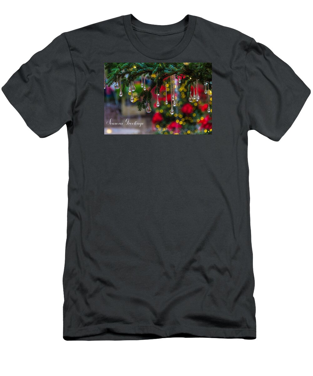 Season T-Shirt featuring the photograph Seasons Greetings by John Rivera