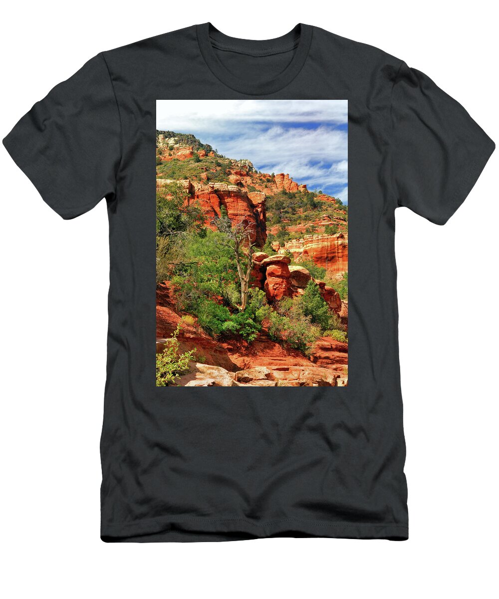 Landscape T-Shirt featuring the photograph Sedona I by Ron Cline