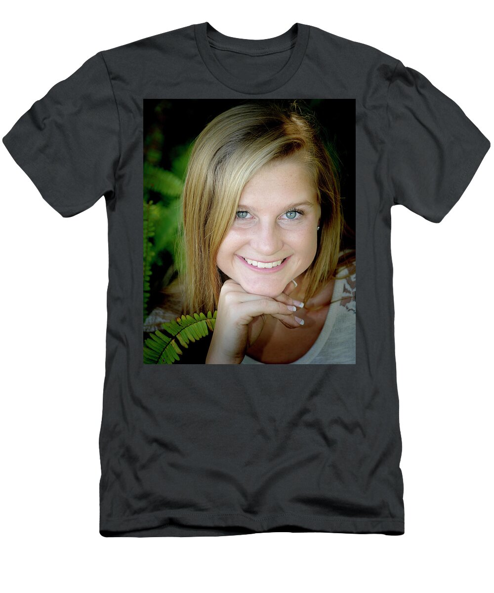 Senior. Smile T-Shirt featuring the photograph Senior 4 by Keith Lovejoy