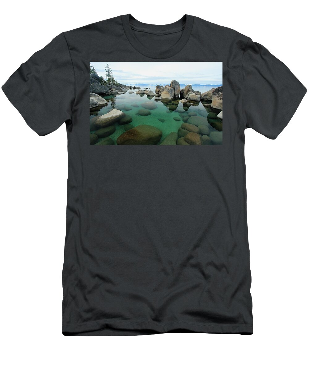 Lake Tahoe T-Shirt featuring the photograph Serene Cove by Sean Sarsfield
