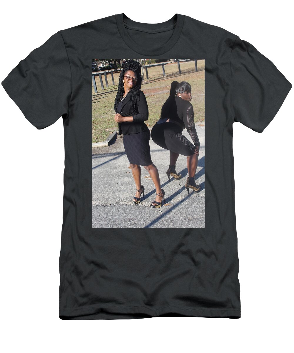 Twerking T-Shirt featuring the photograph Sexy Friends 9 by Christopher White
